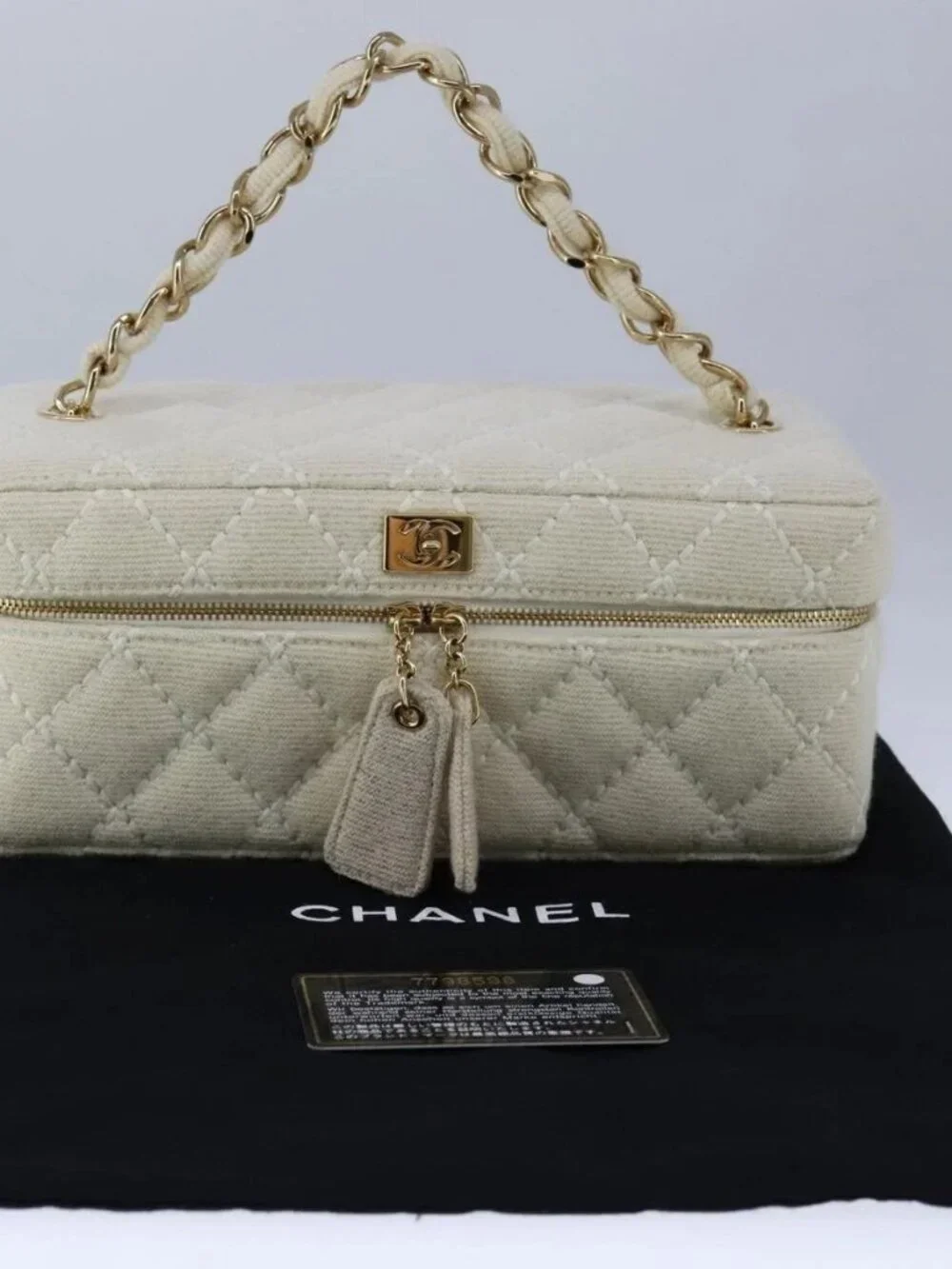 CHANEL brand	chanel color	white